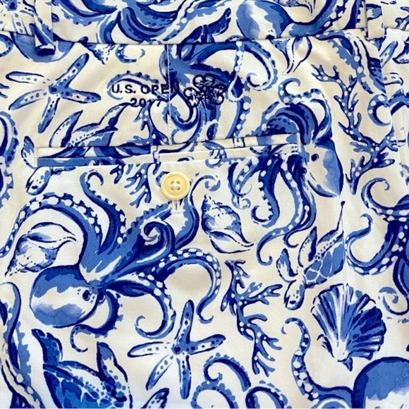 RLX Mens Golf 4 Way Stretch Aquatic Print Shorts Size 33 NWT - Picture 4 of 13